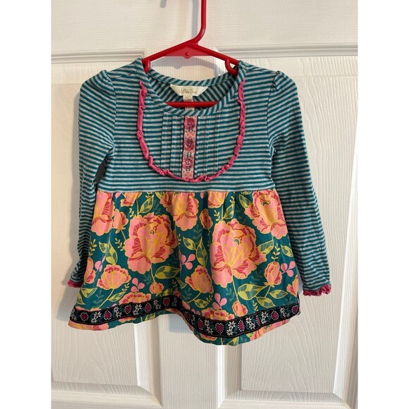Matilda Jane Gallant Ruffle Back Tunic Size 2 - Picture 1 of 3